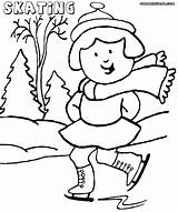 Coloring Pages Winter Sport sketch template