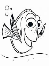 Dory Finding Coloring Pages Forgetful sketch template