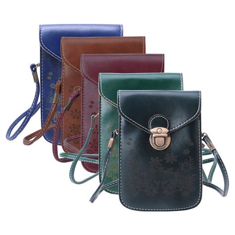 women wallet purse coin cell phone case mobile pouch mini crossbody shoulder bag