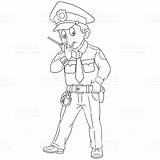 Malvorlage Polizei sketch template