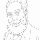 Graham Alexander Bell Sir Coloring Pages Colouring Captain Cook James Darwin Charles Newton Isaac Powell Hellokids Baden Robert Arabia Lawrence sketch template