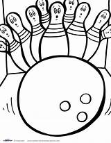 Bowling Printable Coloring Pages Coolest Printables Kids Colouring Color Sheets Party Ball Pins Print Alley Girl Go Sports Kp Crafts sketch template