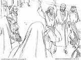 Coloring Heals Beggar Crippled Testament Cornelius Lame sketch template