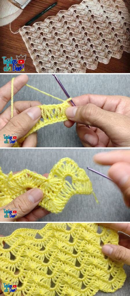 Zigzag Lace Crochet Stitch Tutorial