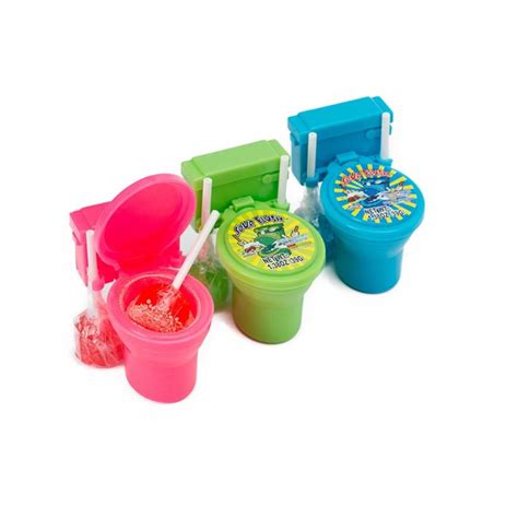 sour flush candy plunger pops  sour powder dip toilet urban