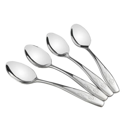eagrye stainless steel dinner spoons table spoons set   party supply factory