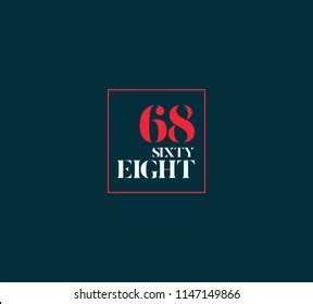 typography sixty  digit  logo stock vector royalty   shutterstock