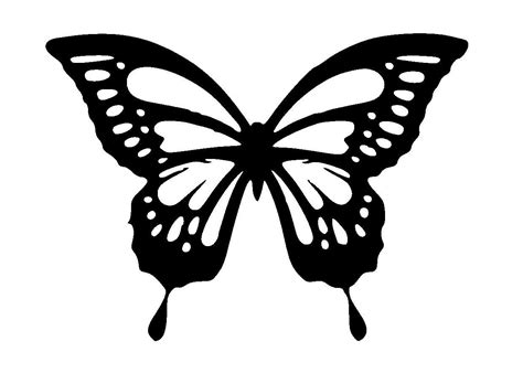 butterfly stencil  template design   lovestencil