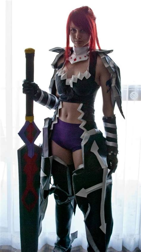 Erza Scarlet Fairy Tail Cosplay Black Wing Armor By