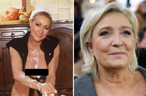 Marine Le Pen Far Right French Leader S Mum Posed Naked