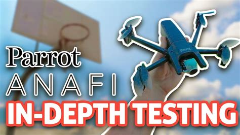 parrot anafi drone  depth testing youtube