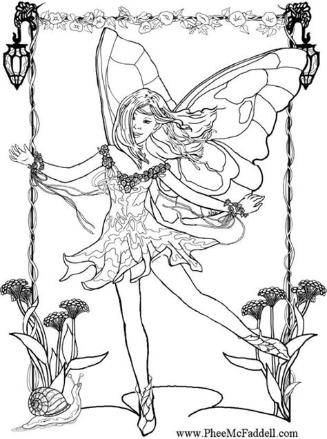 coloring page fairy  printable coloring pages img