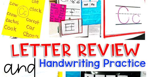 letter review  handwriting practice  teacher talk