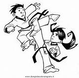 Taekwondo Taekwando sketch template