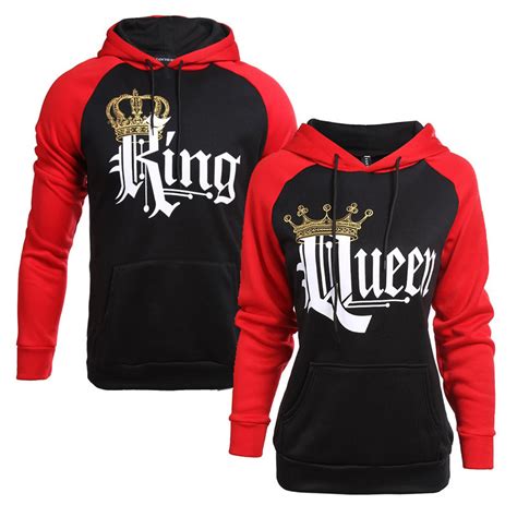 Autumn Winter Knitted King Queen Letter Printed Couple