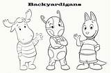 Coloring Pages Backyardigans Sticky Pablo sketch template