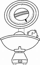 Pregnancy Scale Baby Babies Coloring Pages sketch template