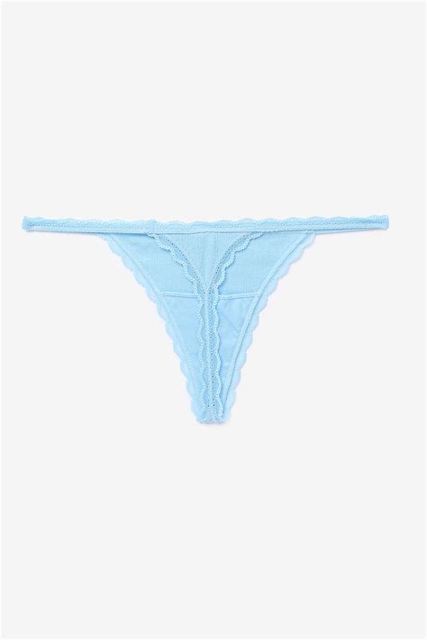 invisible thong panty with lace inserts ardene