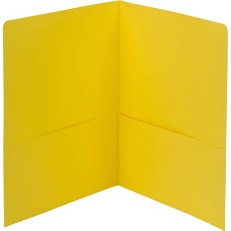 smead  pocket folders yellow  box quantity walmartcom