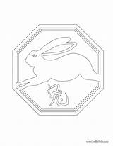 Astrology Zodiac Rabbits sketch template