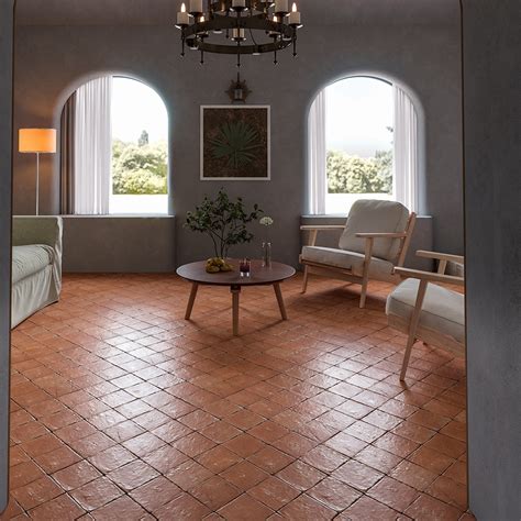 handmade cotto dark natural terracotta tile xx terracotta