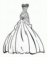 Coloring Pages Dress Popular 60s sketch template