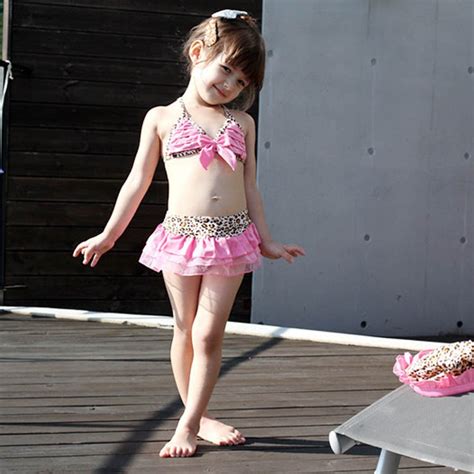 Niños Niñas Traje De Baño Bikini Traje De División Bikini Traje De Baño