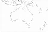 Oceania Mudo Oceanía Politico Físico Blanco Político Mudos Planisferio Capitales Mapamundi Países sketch template