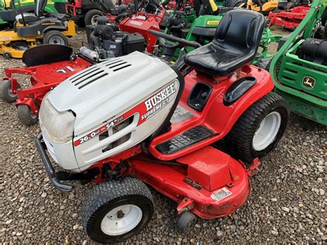 huskee supreme gt riding lawn tractor   hp briggs engine lawn mowers  sale
