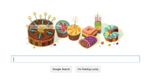 google wished   happy birthday   special google doodle