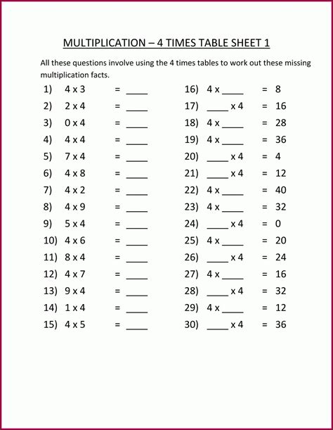 multiplication coloring worksheet  grade
