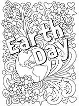 Earth Coloring Pages Color Printable Projects Kids Colouring April Advertisement Post Book Adults sketch template