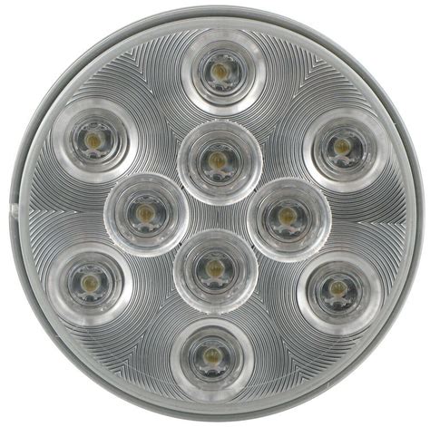 optronics led trailer utility light submersible  diodes  clear lens optronics