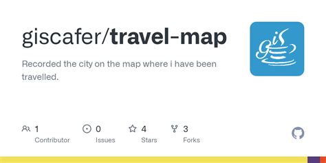github giscafertravel map recorded  city   map