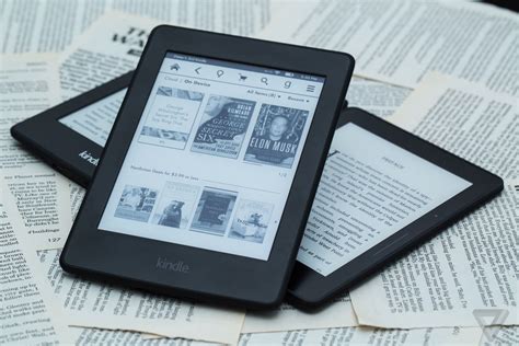 amazon kindle paperwhite  review  verge