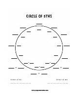 Circle Template Fifths Printable sketch template