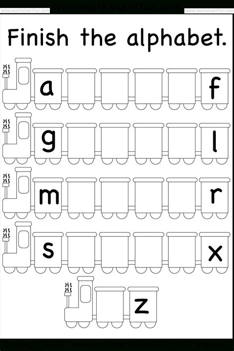 printable alphabet worksheets  grade  fanny printable