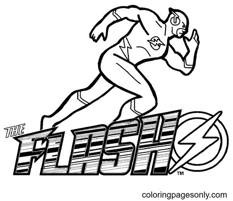 flash coloring page page  kids  adults coloring home