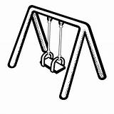 Swing Playground Saw Tire Swingset Swings Clipground Clipartmax Clipartkey sketch template