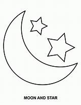 Coloring Moon Pages Sun Stars Printable Print Star Easy Popular Azcoloring sketch template