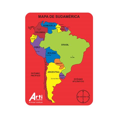 juego educativo de encaje mapa sudamerica juegos juegos recreativos