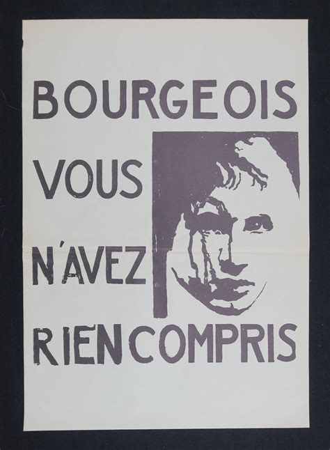 affiche mai  bourgeois vous navez rien compris propaganda revenge posters orange