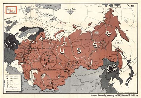 chapin map   soviet union rare antique maps