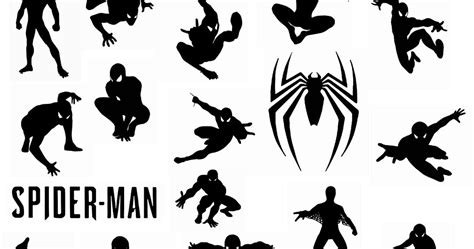 Digitalfil Spider Man Svg Cut Files Silhouette Clipart