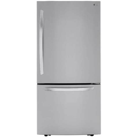 lg lrdcss  cu ft stainless bottom freezer refrigerator walmartcom