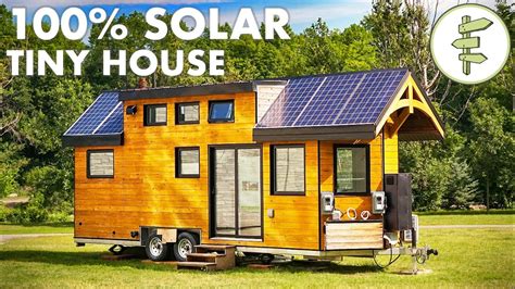 super high tech  grid tiny house  sustainable living net  energy home youtube