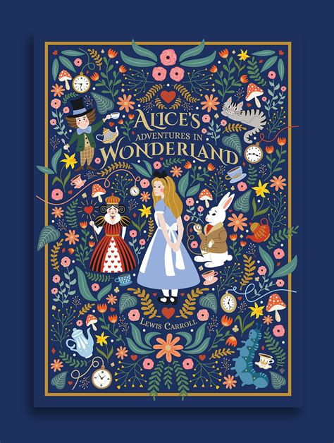 alice  wonderland poster design  behance