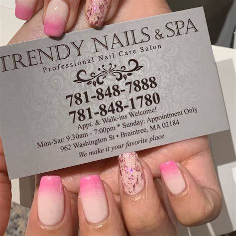 trendy nails  spa temporarily closed