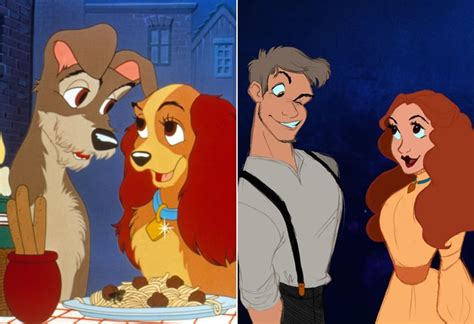 disney characters as humans in art popsugar love and sex