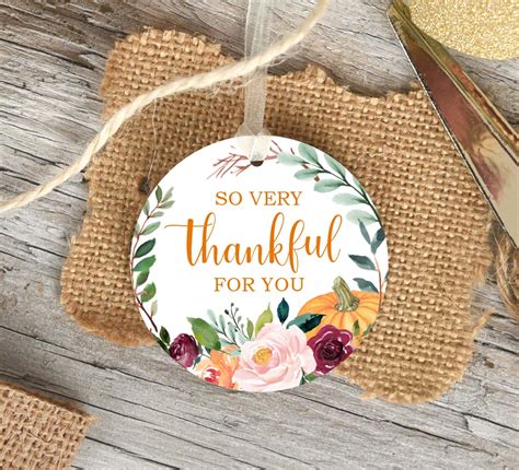 thanksgiving tags gift tags   thankful     etsy